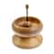 John Bead 4.5" x 5.5" Spin that Bead! Wooden Bead Spinner with 2 Needles